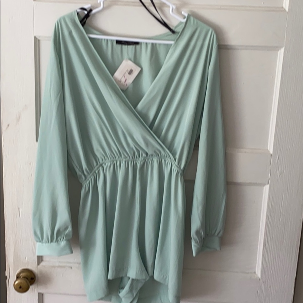 Mint Green Romper—NWT